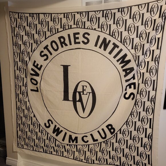 Love Stories Intimates Swim Club - Large Fabric Poster Throw - Picture 1 of 5